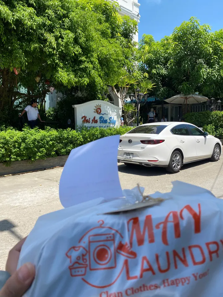 May Laundry pickup and delivery in Hoi An