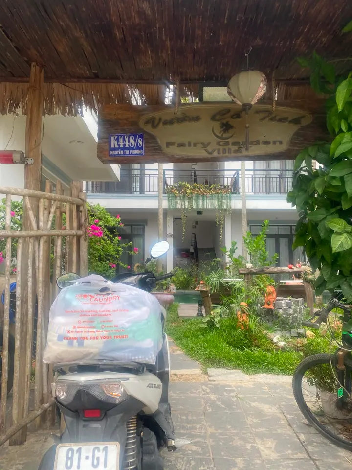 Laundry collected and returned to accommodation in Hoi An